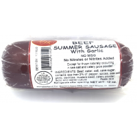 Summer Sausage (case of 12) Beef Garlic 60SSKBGCS